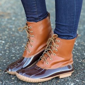 Brown Rain Boots